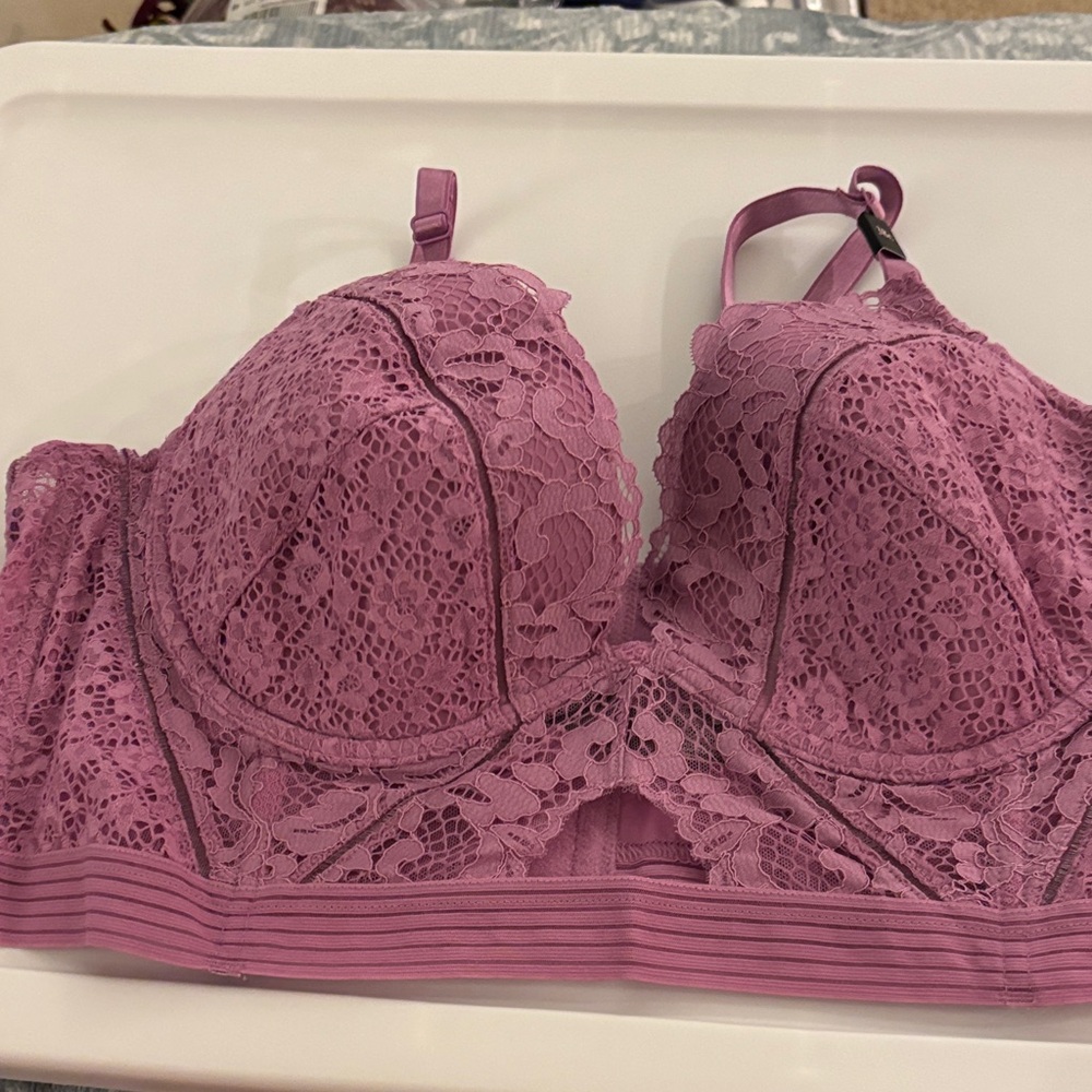Victoria's Secret Mauve Lace Bralette. Brand new.